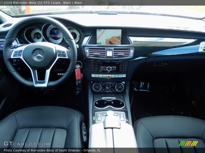 Black / Black 2014 Mercedes-Benz CLS 550 Coupe