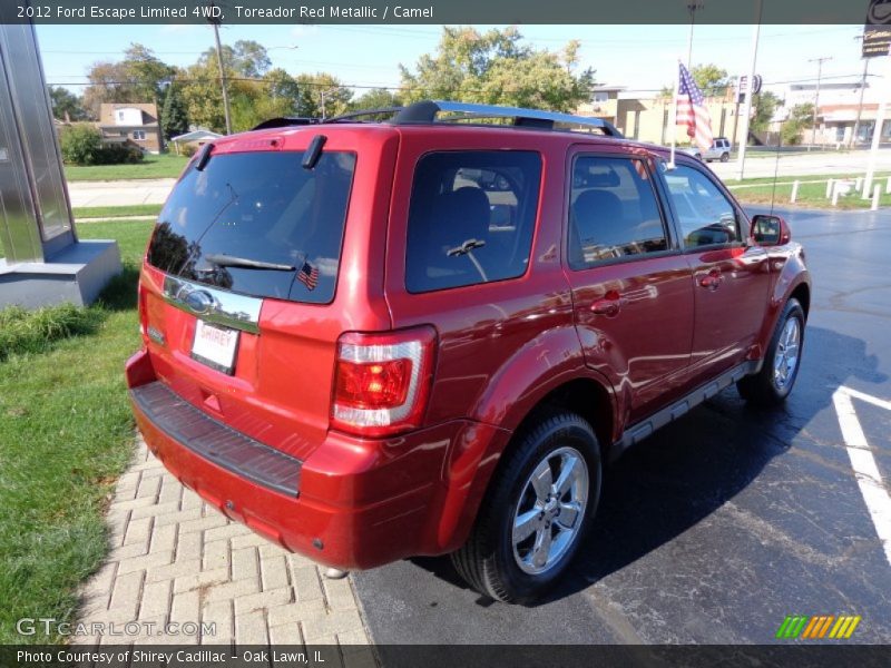Toreador Red Metallic / Camel 2012 Ford Escape Limited 4WD