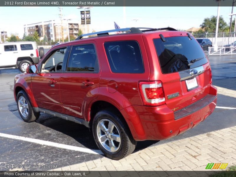 Toreador Red Metallic / Camel 2012 Ford Escape Limited 4WD