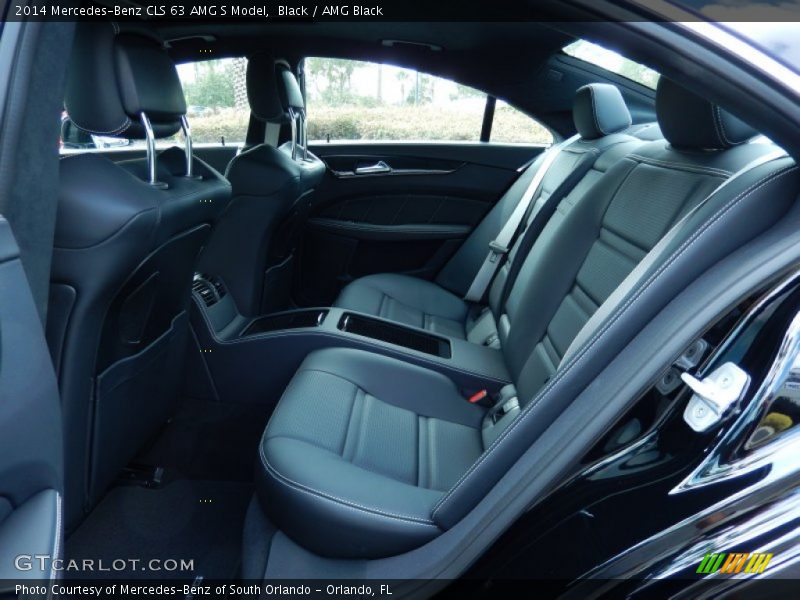 Rear Seat of 2014 CLS 63 AMG S Model