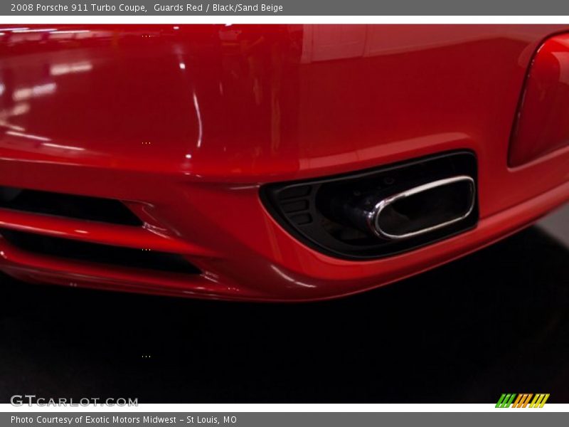 Guards Red / Black/Sand Beige 2008 Porsche 911 Turbo Coupe