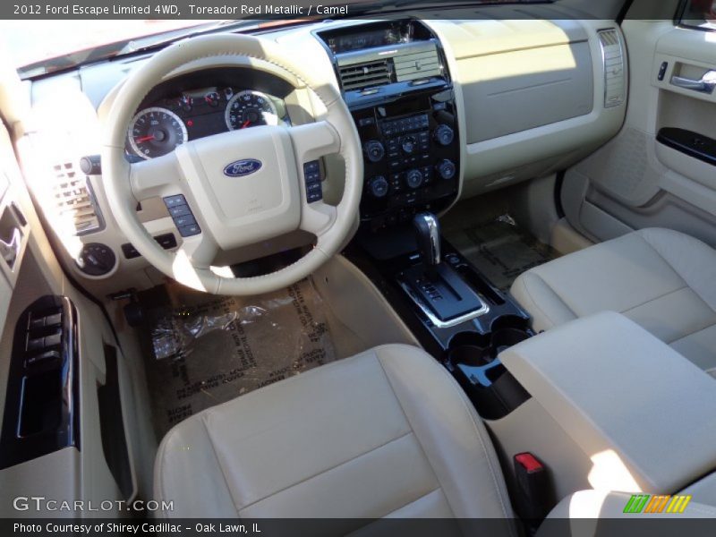 Toreador Red Metallic / Camel 2012 Ford Escape Limited 4WD