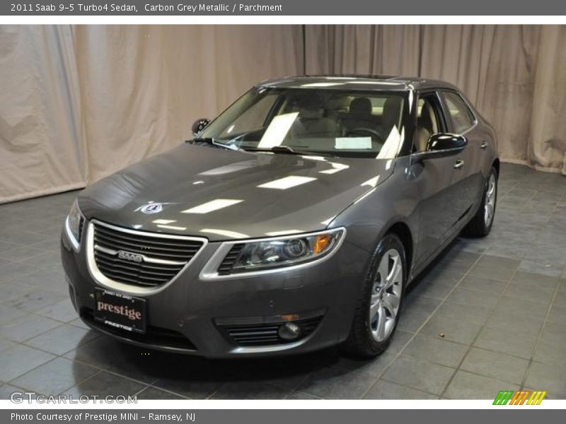 Carbon Grey Metallic / Parchment 2011 Saab 9-5 Turbo4 Sedan