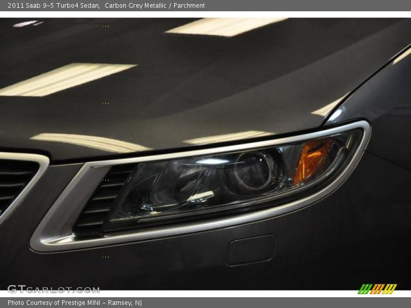 Carbon Grey Metallic / Parchment 2011 Saab 9-5 Turbo4 Sedan