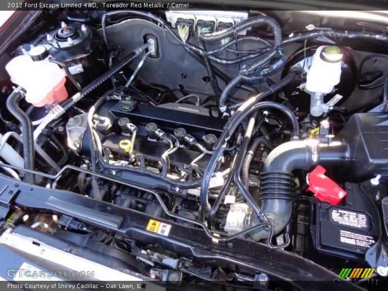 Toreador Red Metallic / Camel 2012 Ford Escape Limited 4WD