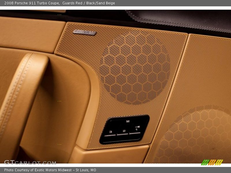 Controls of 2008 911 Turbo Coupe