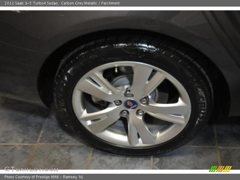 Carbon Grey Metallic / Parchment 2011 Saab 9-5 Turbo4 Sedan