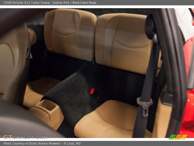 Rear Seat of 2008 911 Turbo Coupe