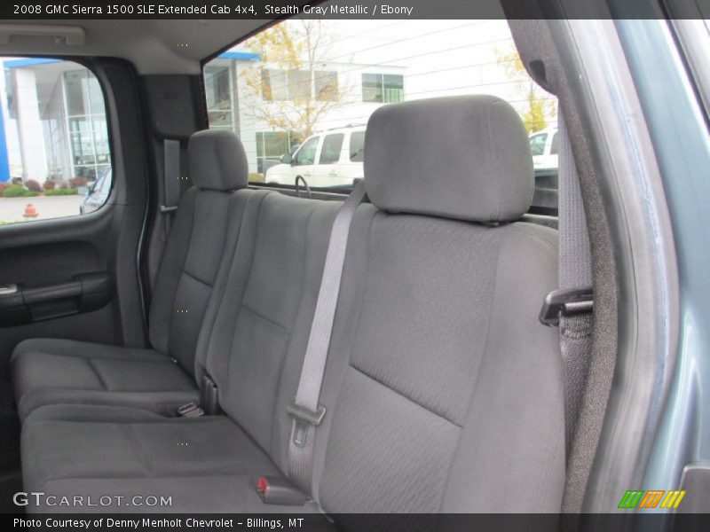 Stealth Gray Metallic / Ebony 2008 GMC Sierra 1500 SLE Extended Cab 4x4