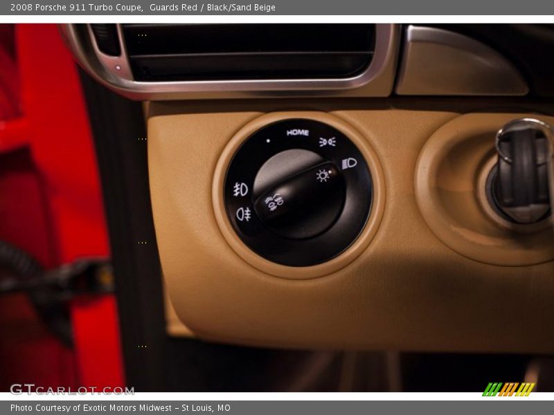 Controls of 2008 911 Turbo Coupe
