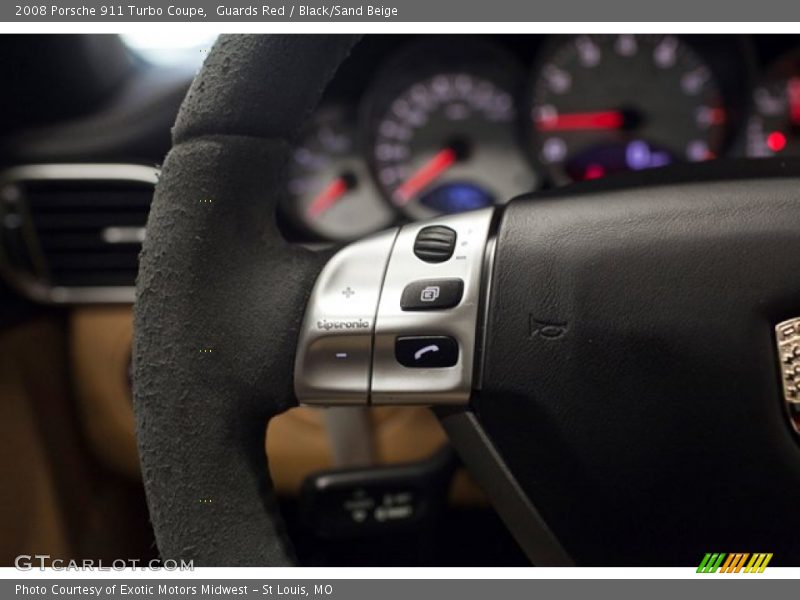 Controls of 2008 911 Turbo Coupe