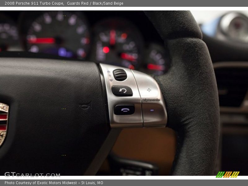 Controls of 2008 911 Turbo Coupe