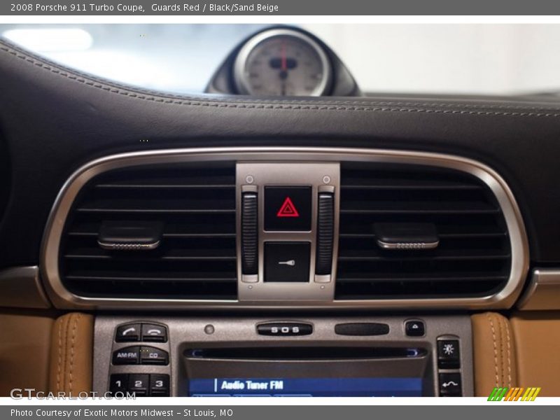 Controls of 2008 911 Turbo Coupe