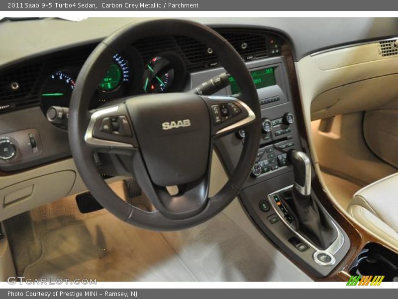 Carbon Grey Metallic / Parchment 2011 Saab 9-5 Turbo4 Sedan