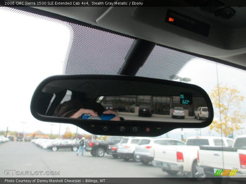 Stealth Gray Metallic / Ebony 2008 GMC Sierra 1500 SLE Extended Cab 4x4