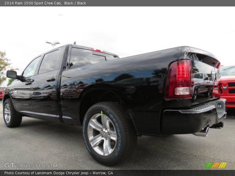 Black / Black 2014 Ram 1500 Sport Crew Cab