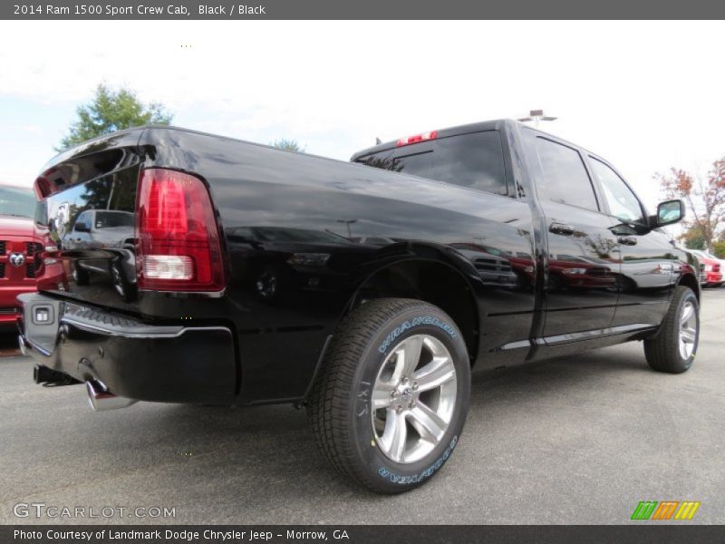 Black / Black 2014 Ram 1500 Sport Crew Cab