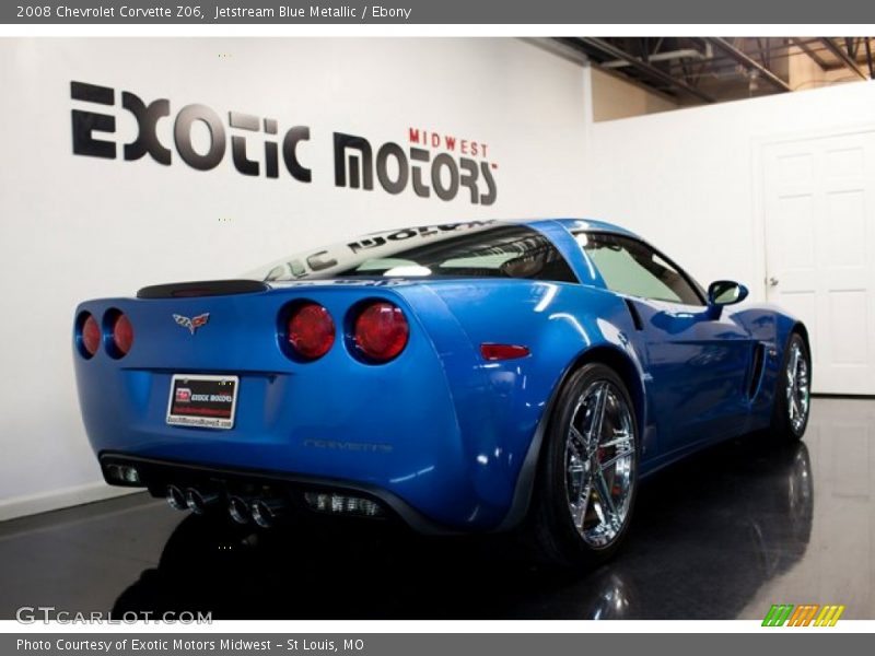 Jetstream Blue Metallic / Ebony 2008 Chevrolet Corvette Z06