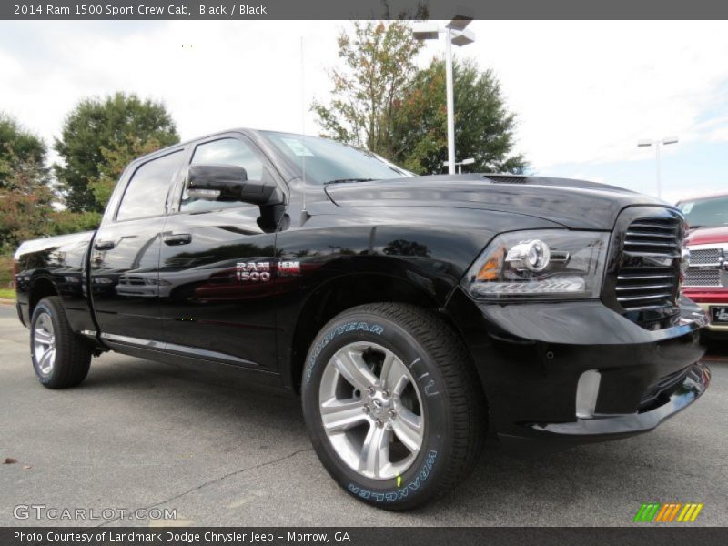 Black / Black 2014 Ram 1500 Sport Crew Cab