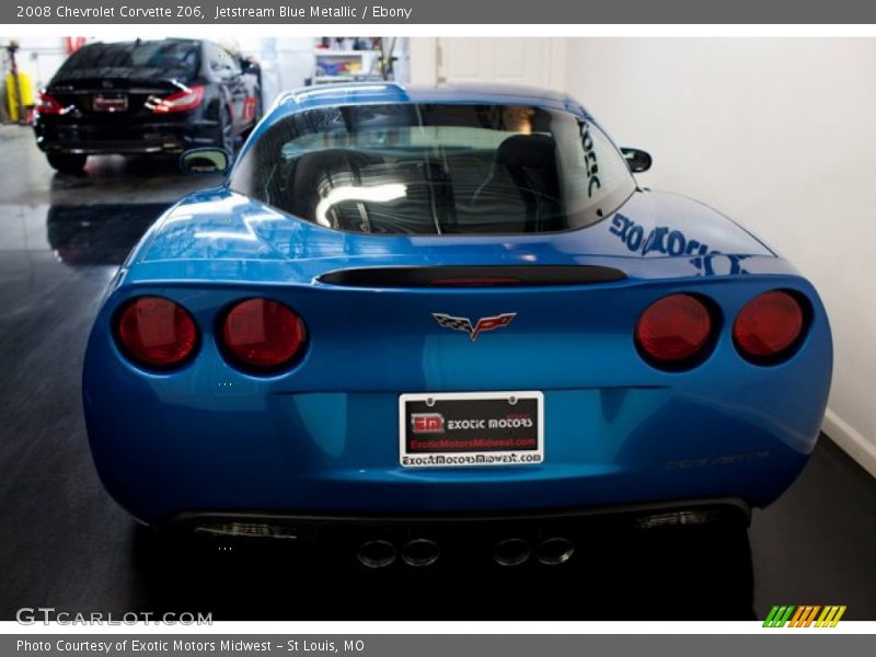Jetstream Blue Metallic / Ebony 2008 Chevrolet Corvette Z06