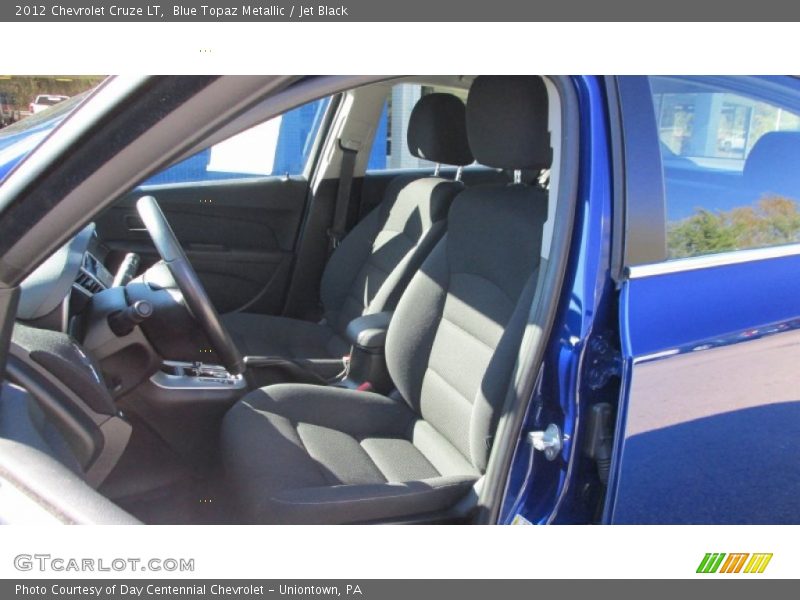 Blue Topaz Metallic / Jet Black 2012 Chevrolet Cruze LT