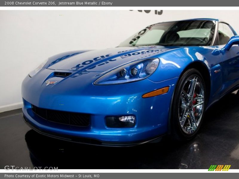 Jetstream Blue Metallic / Ebony 2008 Chevrolet Corvette Z06
