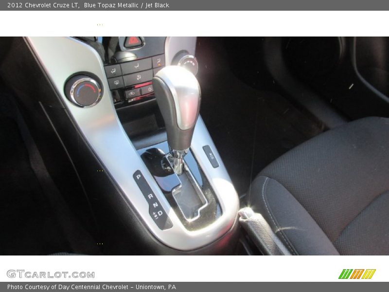 Blue Topaz Metallic / Jet Black 2012 Chevrolet Cruze LT