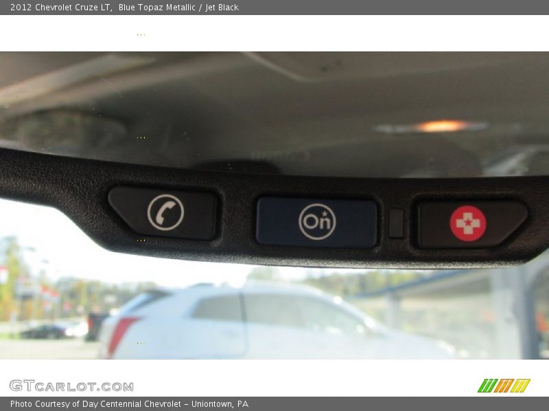 Blue Topaz Metallic / Jet Black 2012 Chevrolet Cruze LT