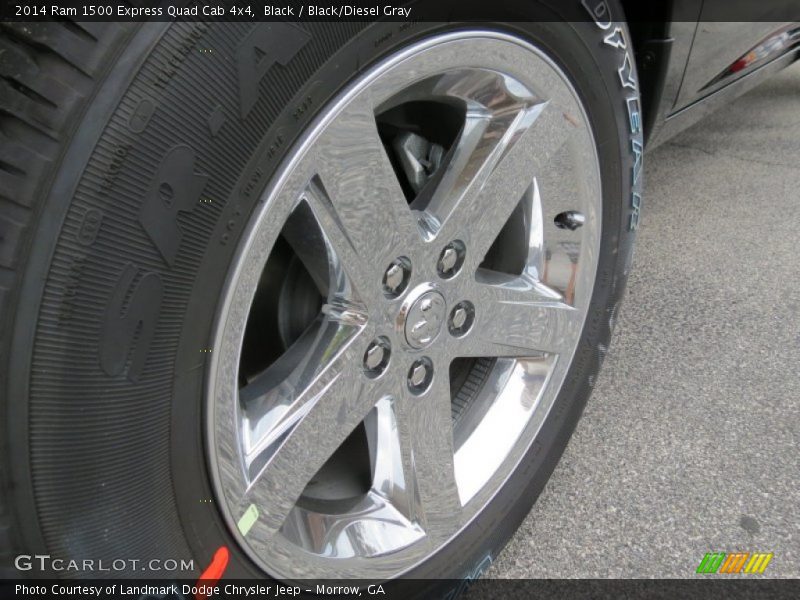 Black / Black/Diesel Gray 2014 Ram 1500 Express Quad Cab 4x4