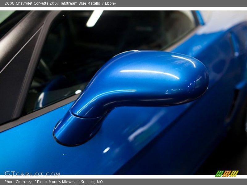 Jetstream Blue Metallic / Ebony 2008 Chevrolet Corvette Z06