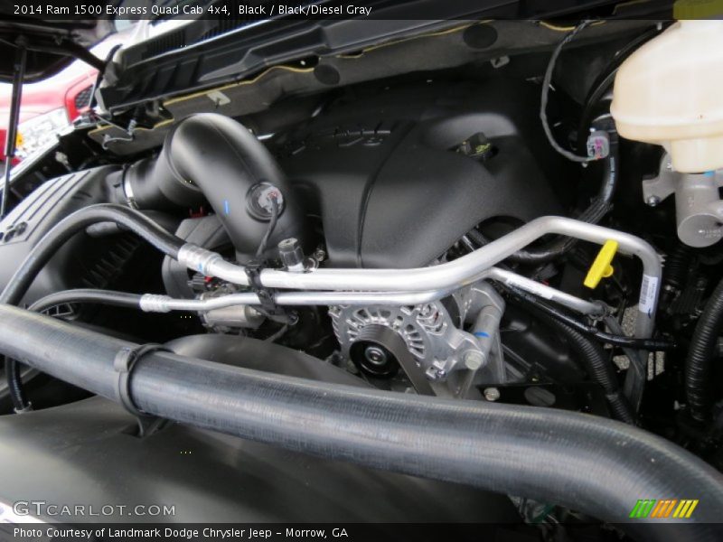 Black / Black/Diesel Gray 2014 Ram 1500 Express Quad Cab 4x4