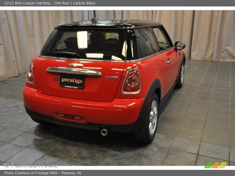 Chili Red / Carbon Black 2013 Mini Cooper Hardtop