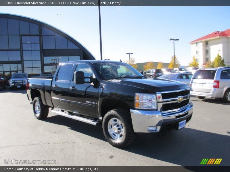 Black / Ebony 2009 Chevrolet Silverado 2500HD LTZ Crew Cab 4x4