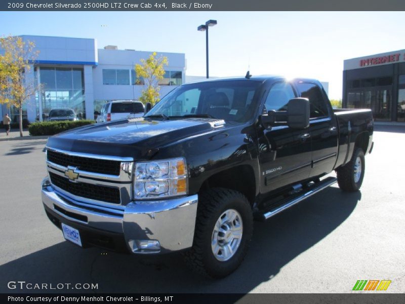 Black / Ebony 2009 Chevrolet Silverado 2500HD LTZ Crew Cab 4x4