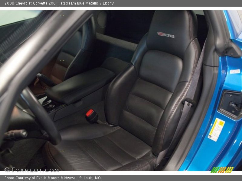 Front Seat of 2008 Corvette Z06