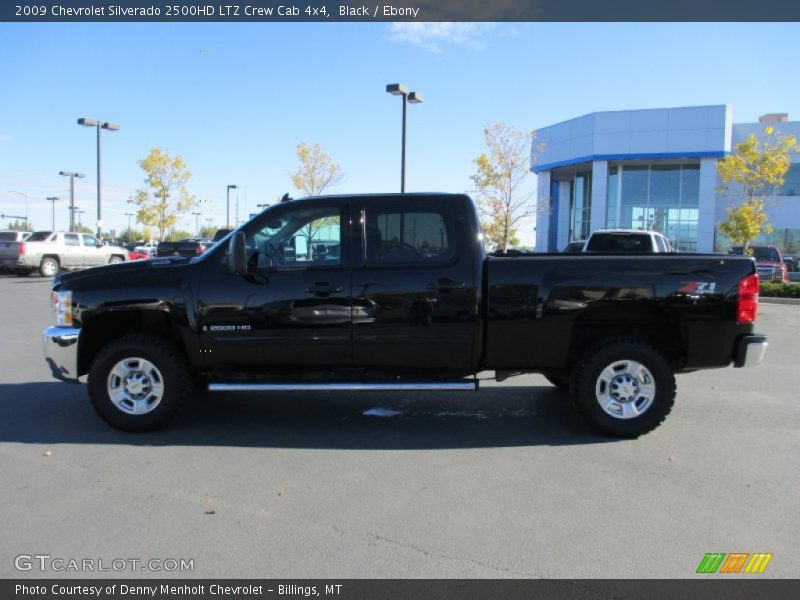 Black / Ebony 2009 Chevrolet Silverado 2500HD LTZ Crew Cab 4x4