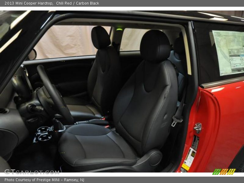 Chili Red / Carbon Black 2013 Mini Cooper Hardtop