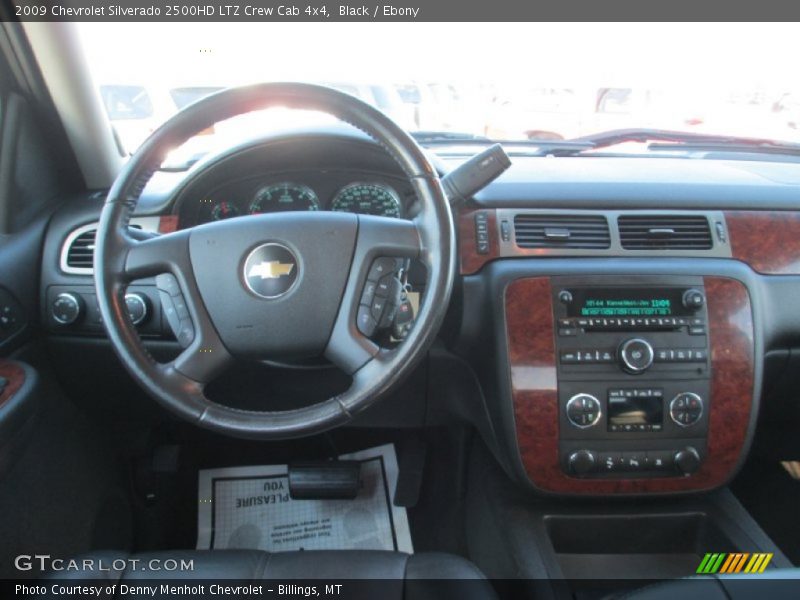 Black / Ebony 2009 Chevrolet Silverado 2500HD LTZ Crew Cab 4x4