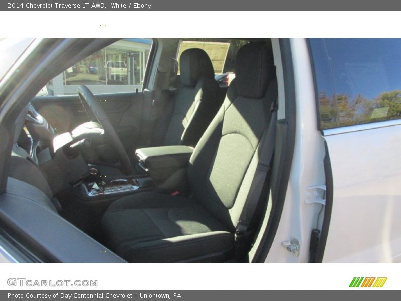 White / Ebony 2014 Chevrolet Traverse LT AWD