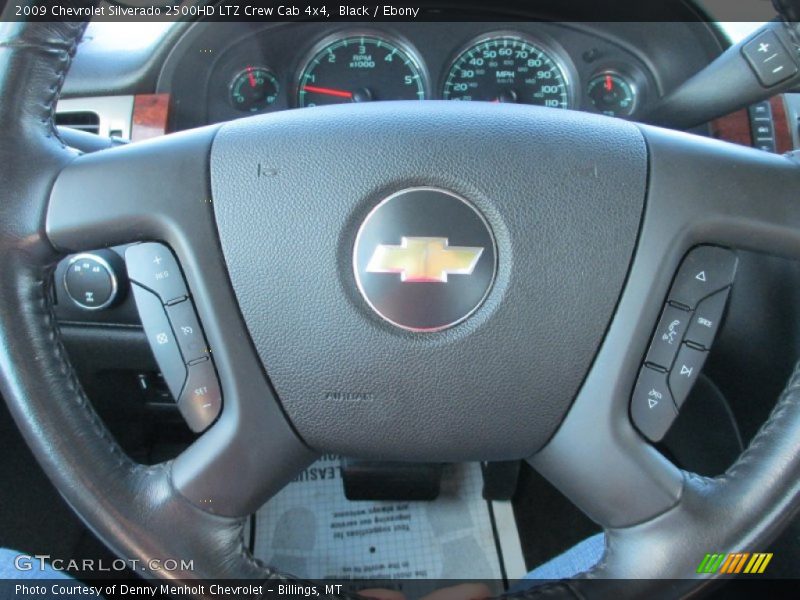 Black / Ebony 2009 Chevrolet Silverado 2500HD LTZ Crew Cab 4x4