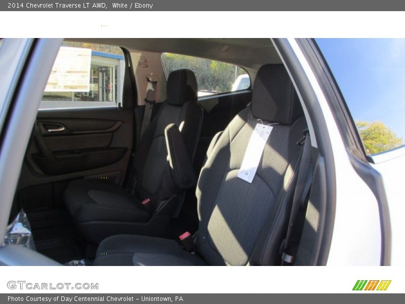 White / Ebony 2014 Chevrolet Traverse LT AWD