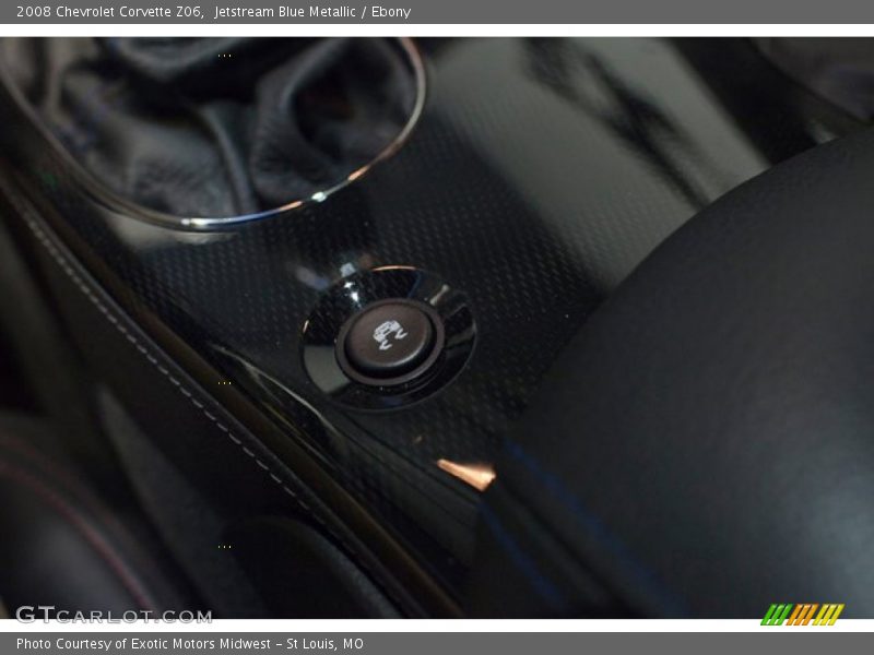 Jetstream Blue Metallic / Ebony 2008 Chevrolet Corvette Z06