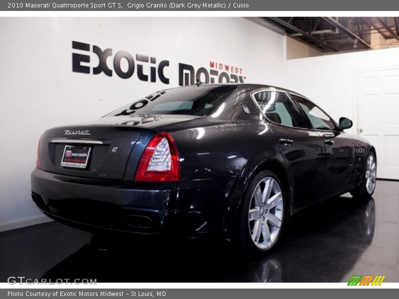 Grigio Granito (Dark Grey Metallic) / Cuoio 2010 Maserati Quattroporte Sport GT S