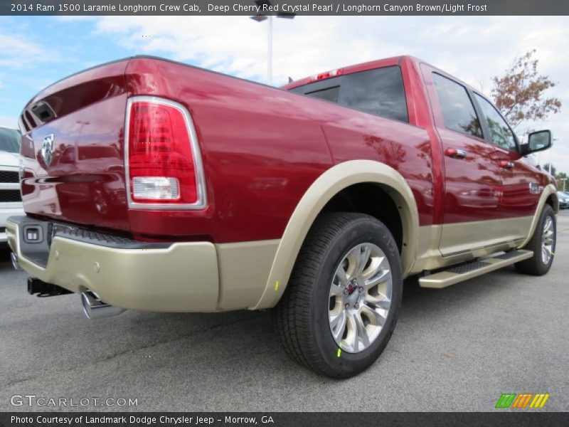 Deep Cherry Red Crystal Pearl / Longhorn Canyon Brown/Light Frost 2014 Ram 1500 Laramie Longhorn Crew Cab