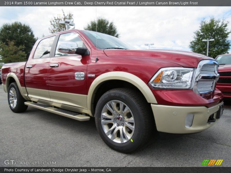 Front 3/4 View of 2014 1500 Laramie Longhorn Crew Cab