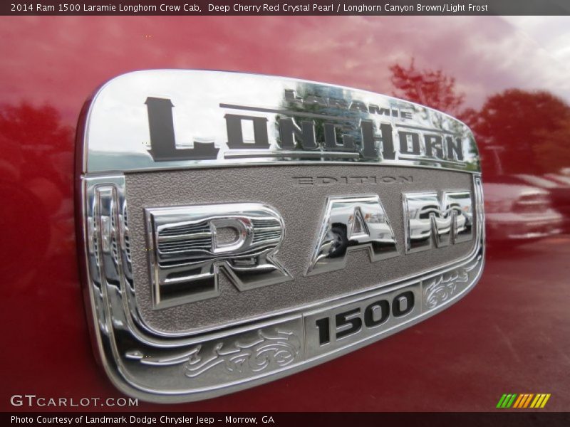 Deep Cherry Red Crystal Pearl / Longhorn Canyon Brown/Light Frost 2014 Ram 1500 Laramie Longhorn Crew Cab