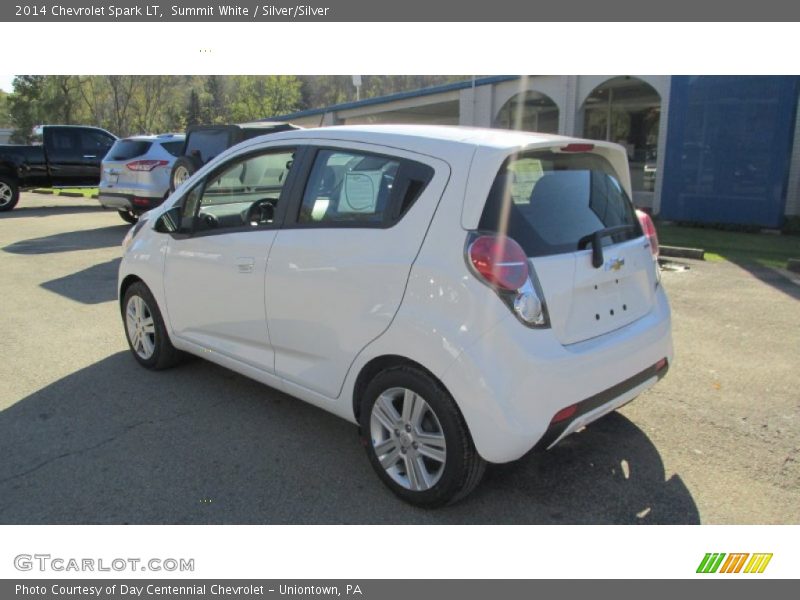 Summit White / Silver/Silver 2014 Chevrolet Spark LT