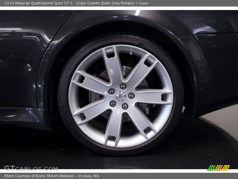 Grigio Granito (Dark Grey Metallic) / Cuoio 2010 Maserati Quattroporte Sport GT S