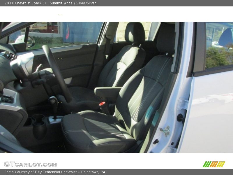 Summit White / Silver/Silver 2014 Chevrolet Spark LT