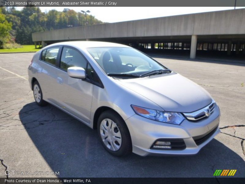 Alabaster Silver Metallic / Gray 2013 Honda Insight LX Hybrid
